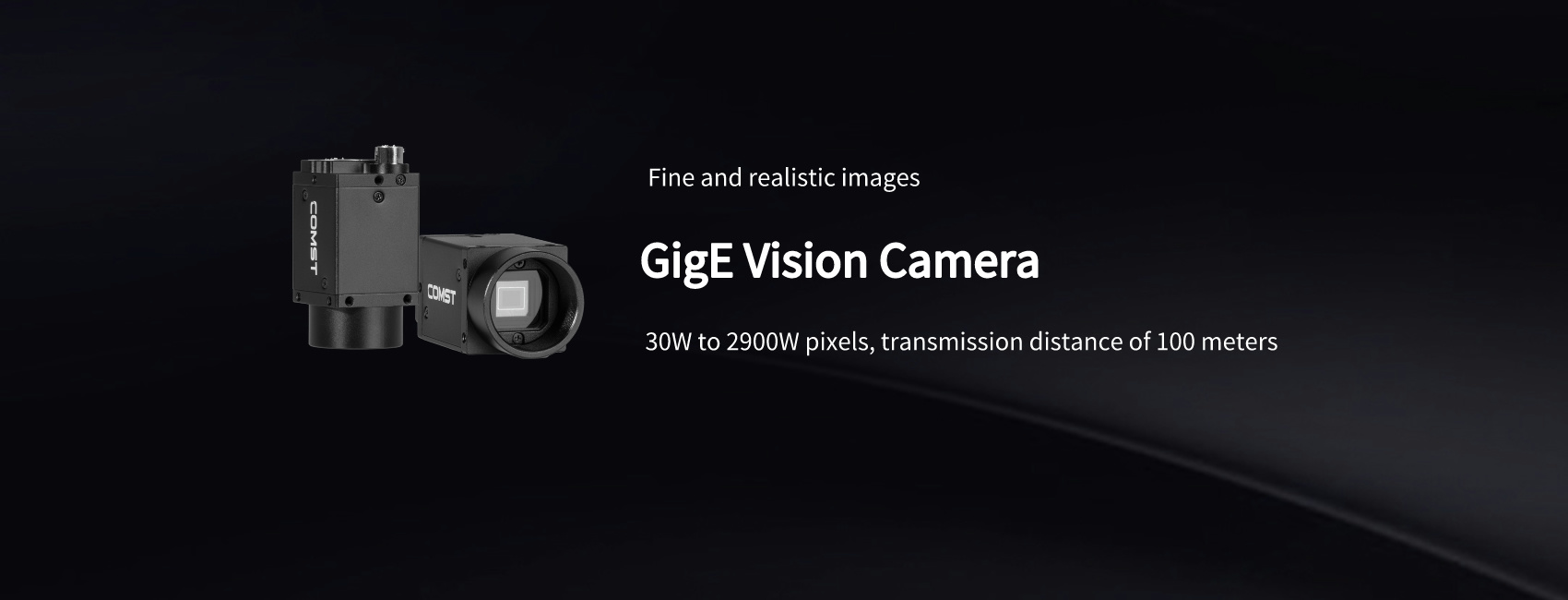 Comst Vision GigE Vision industrial camera series for machine vision systems