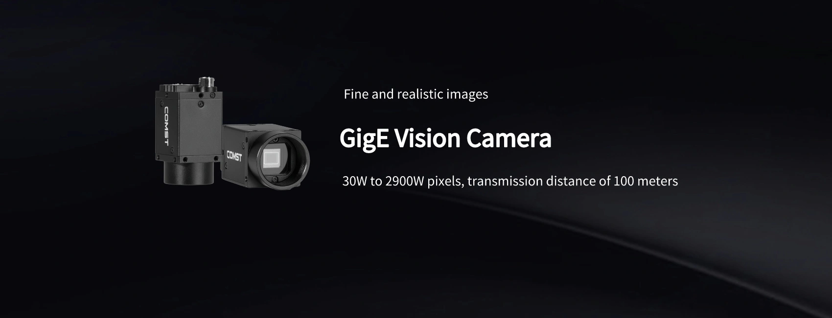 Comst Vision GigE Vision industrial camera with C-mount and RJ45 interface
